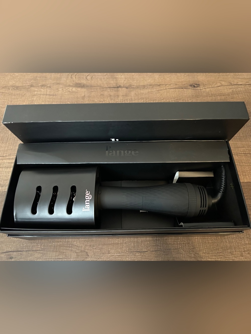 L'ange Le Volume 2-in-1 Titanium Blow Dryer Brush NEW IN BOX OPEN BOX UNUSED